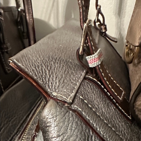 Kate Spade Metallic Gray Satchel - Picture 16 of 16